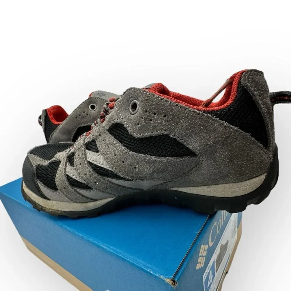 Columbia Youth Redmond Waterproof Shoe Gray Size 4